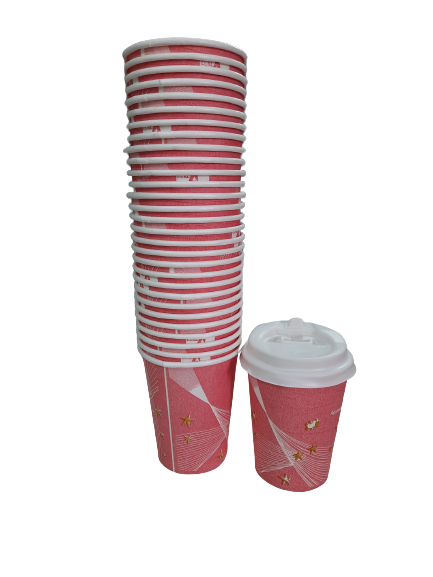 Gobelets grand modèle avec couvercle 30 unités