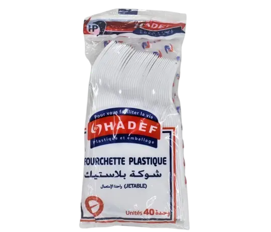 Fourchettes en plastique 40U