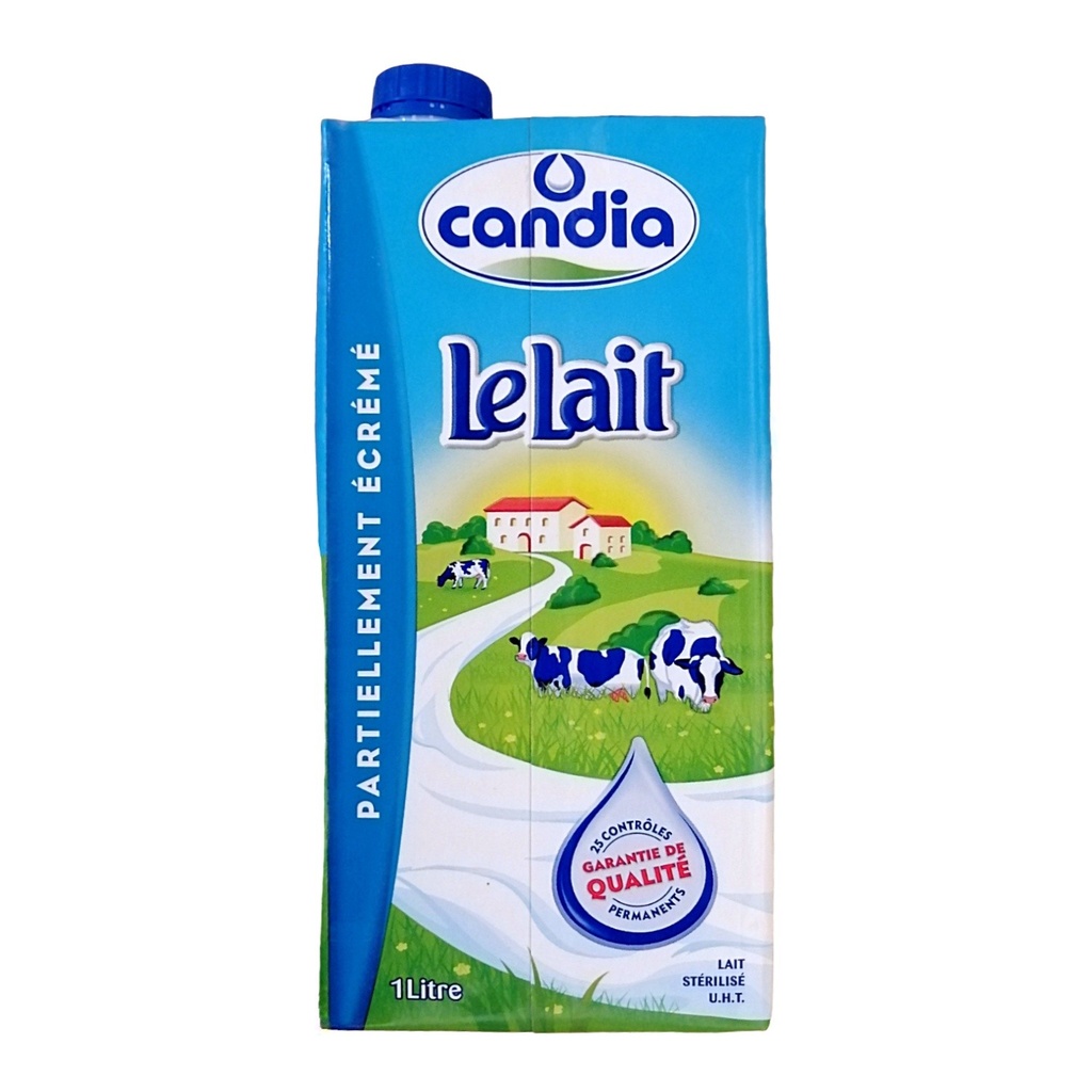 Pack lait candia 6U- 1L