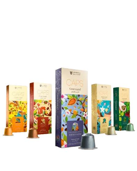 Capsules café caps gourmand