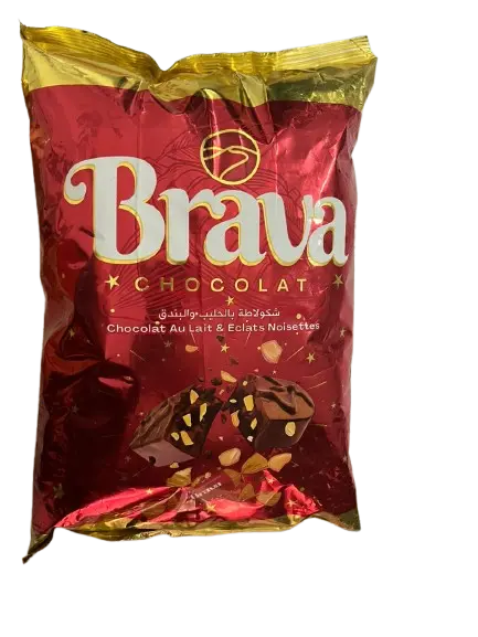 Chocolat brava chocolat au lait & eclats de noisettes 1Kg