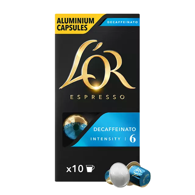Capsules L'OR café décaféiné 10U