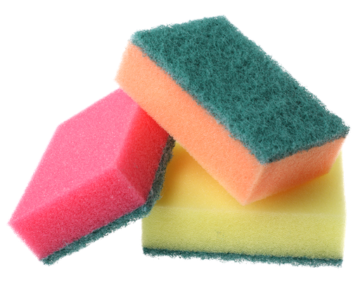 Lavettes avec éponge 3 Unités