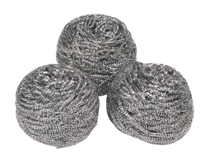 lavette boule en acier 3 pieces