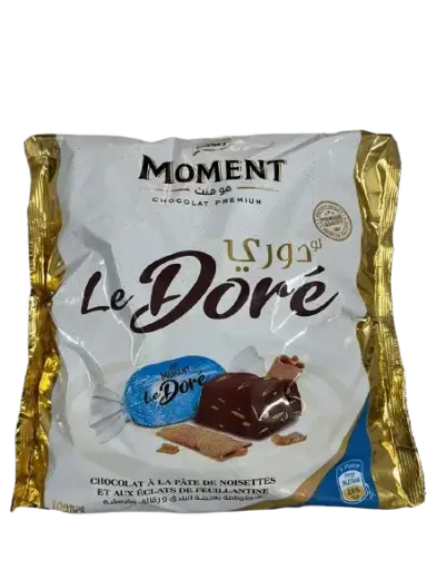 Chocolat moment le doré 100 U noisettes et aux éclats de feuillantine