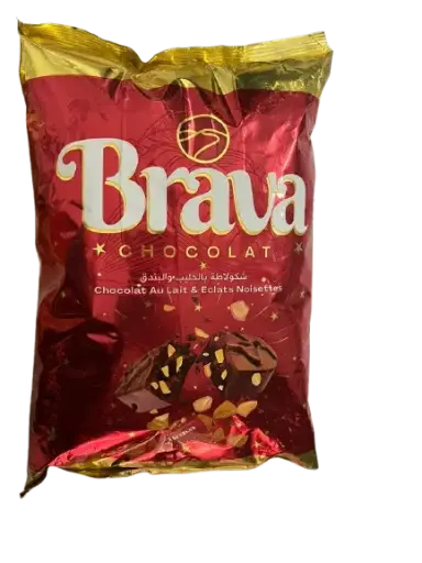 Chocolat brava chocolat au lait & eclats de noisettes 1Kg